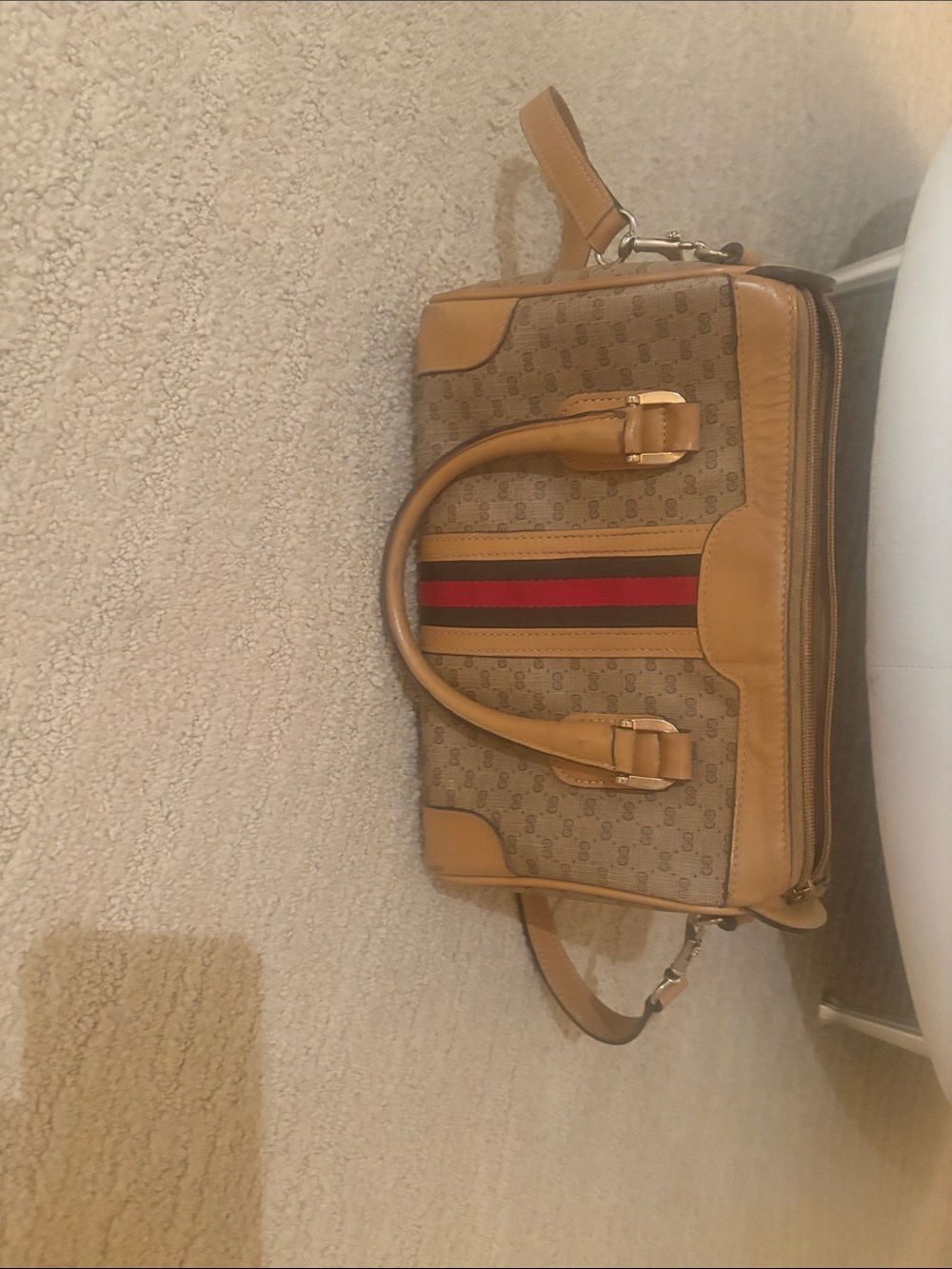 Authentic vintage Gucci bag.